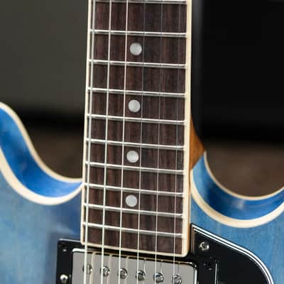 Gibson ES-335 Semi-Hollow Electric Guitar - Ocean Blue with Hardshell Case image 9