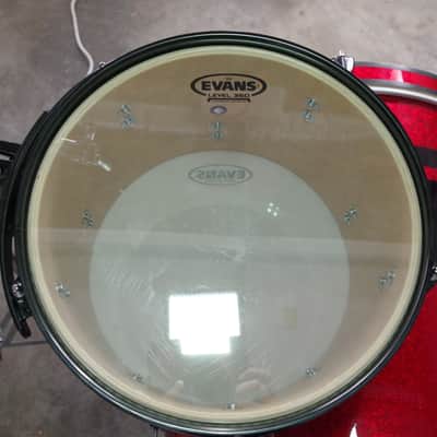 Gretsch 3 piece Catalina club red sparkle drum kit set 2000 Red Sparkle image 4