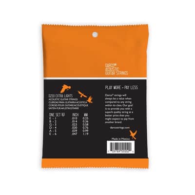 Martin Darco Phosphor Bronze Acoustic Guitar Strings 10-47 image 2