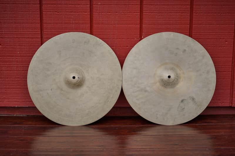 K. Zildjian 15" New Stamp Hi-Hat Cymbals (Pair) 1967 - 1977 image 1