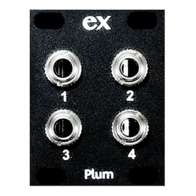 Plum Audio EX6 Eurorack CV Expander 1U Module (Black) image 1
