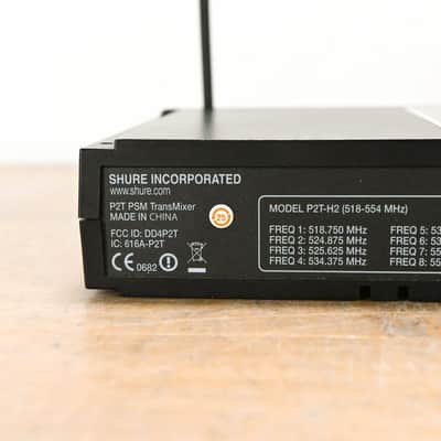 Shure PSM200 In-Ear Personal Monitoring System - H2 Band NO POWER SUPPLY CG0141F image 6