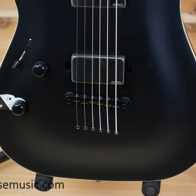 ESP LTD MH-1000 Baritone Left Handed - Black Satin image 6