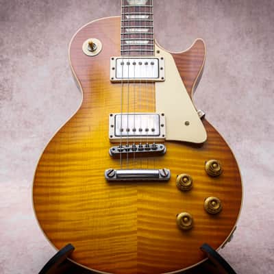 GIBSON USA Custom Shop 60th Diamond Anniversary '59 Les Paul Standard Reissue "Iced Tea Fade VOS" (2018) image 5