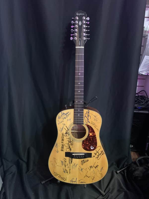 Signed Epiphone PR 350 12 E (Randy Travis, etc) image 1