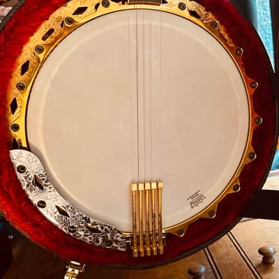 Framus Flagship Gold Resonator Five String Banjo 1974 - Gold And Rosewood image 10