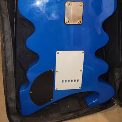 Unique 2008 Blue Electric Guitar image 3