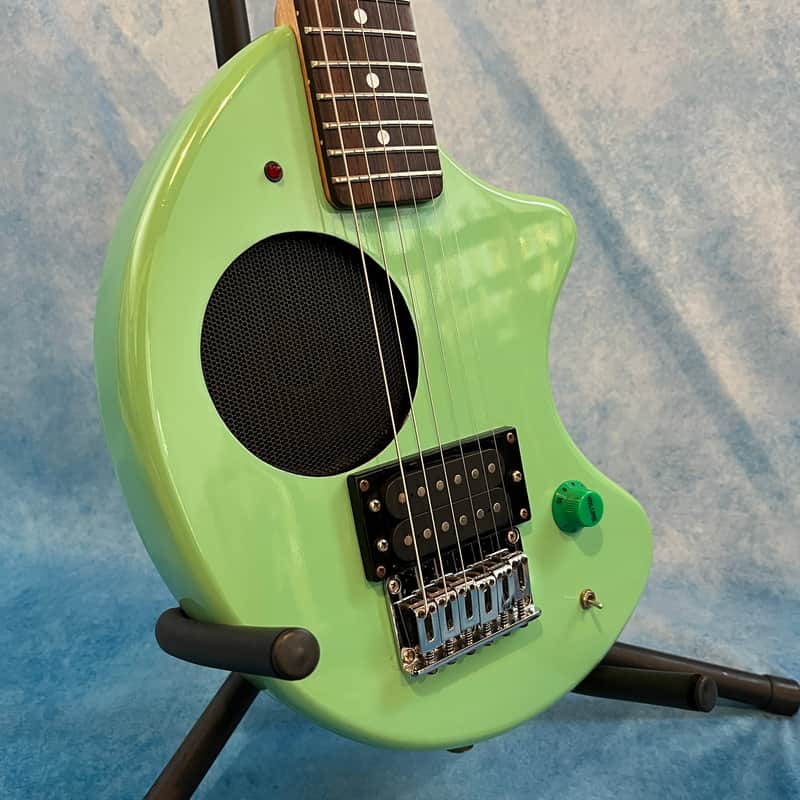 Fernandes ZO-3 mini travel guitar 2000s Surf Green | Reverb Canada