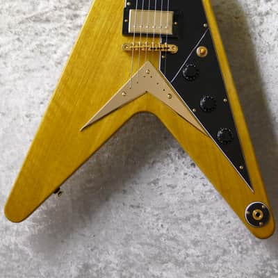 2021 Momose MFV K-STD Flying V Brazilian Fret Board Nitro Finish image 19