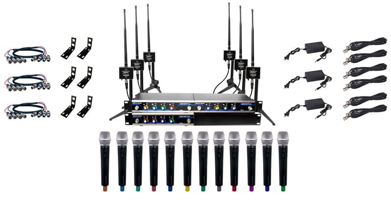 VocoPro BOOST-ACAPELLA-12 600ft. long-range digital wireless microphone package image 1