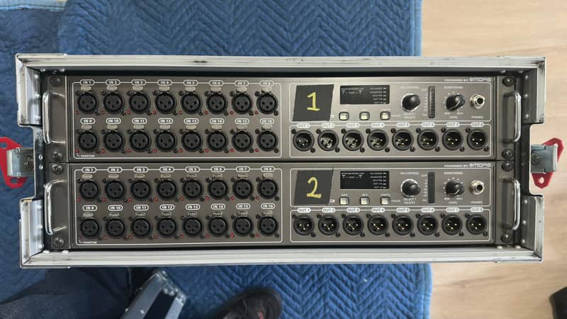 Behringer S16 Digital Snake IO Box 16-Input 8-Output 2015 - Present - Black (2 units) image 1