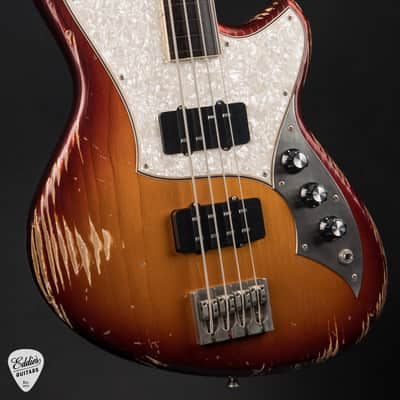 Novo Ivorus Bass Fretless - Mayan Burst #26122 image 6