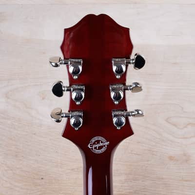 Epiphone Swingster Hollow Body 2011 Wine Red Bigsby w/ Hard Case image 14