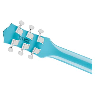 Gretsch G5232T Electromatic Double Jet FT Electric Guitar w/Bigsby, Laurel Fingerboard, Kailani Blue image 5