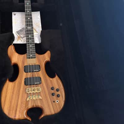 Alembic Custom 4 String JPJ 2016 - Zebrawood image 9