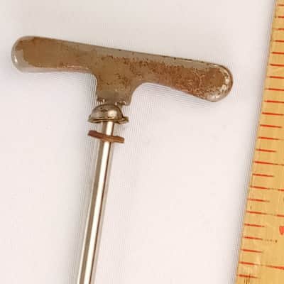 Leedy Spartan 15 1/8"Flat-Head 1+Bass-Drum Single-Tension T-Rod Nickel 12-24 30s image 3