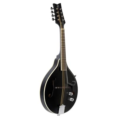 Ortega RMAE40SBK A-Style Series Spruce Top Maple Neck 8-String Mandolin w/Gig Bag image 2