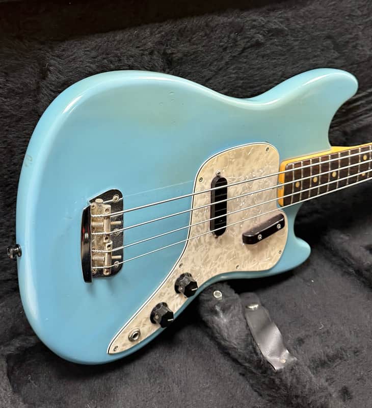 Fender Musicmaster Bass 1971 - Daphne Blue image 1