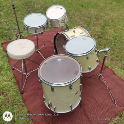 Slingerland Radio King Late 50s - mid 60s - White Marine Pearl image 5