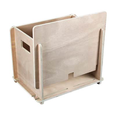Wooden Vinyl Disc LP Record Storage Box image 6