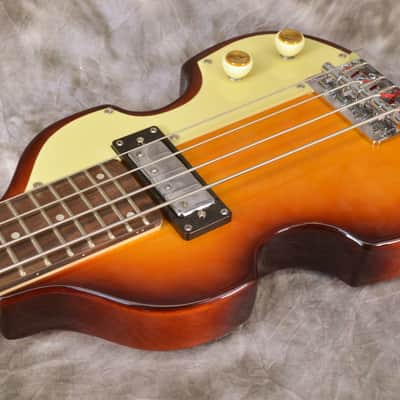Hofner Contemporary Series Shorty Violin Bass - Burst Finish image 5