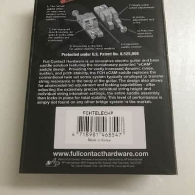 Babicz Full Contact Hardware FCHTELECHP Telecaster Bridge Chrome w/ Original box & paperwork image 2