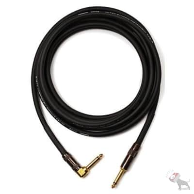 Mogami Platinum Electric Guitar Bass Keyboard Instrument Right Angle Cable, 6 ft image 2