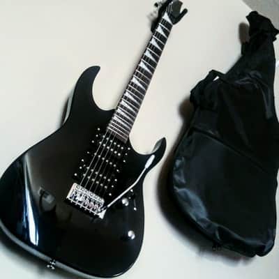 🎸+Amp! Unmarked "EyeBuzz" G Style Electric Guitar +Rosewood Fretboard +Cable!🎸 image 3