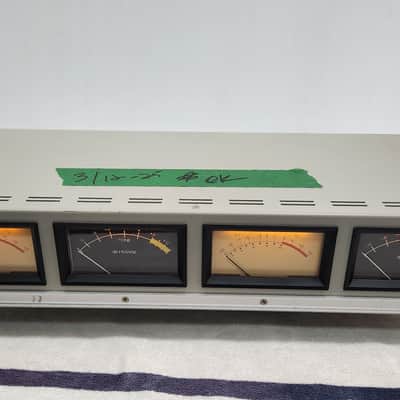McCurdy PC1111-OT VUP-4 Analog Audio VU 19" 2U Panel Mount w/ 4x Sifam Meters ,With Power Supply image 2