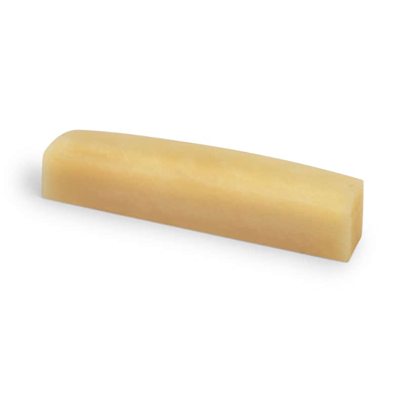 StewMac Unbleached Bone Nut, For Martin, Shaped, 1-13/16" Length image 1