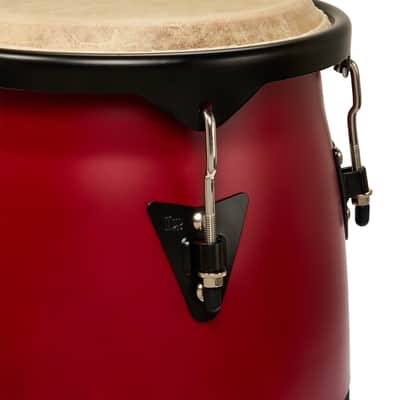 Latin Percussion Discovery II Ultralight 10-11 Conga Set - Red image 5