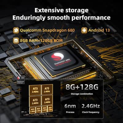 FiiO M33 R2R Portable HiFi Music Player, Snapdragon 680, 8GB RAM + 128GB Storage, True R2R DAC, XMOS XU316 USB Audio, 1100mW Balanced Output, AUTO EQ, 5.5” Full HD Display (Black) image 4