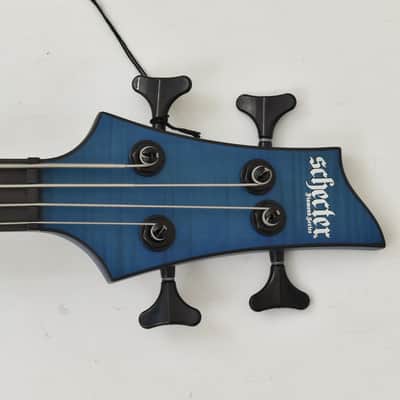 Schecter C-4 GT Bass Trans Blue B-Stock 2781 image 4