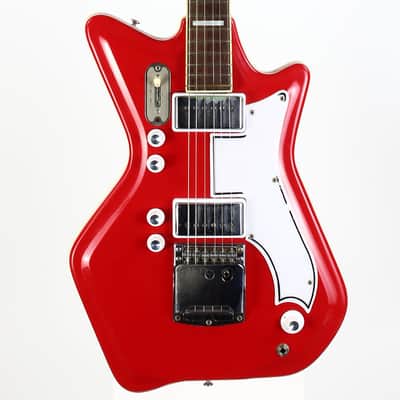 1960s Airline National Res-o-Glass JB Hutto Red Guitar Valco Supro Jack White Stripes image 1