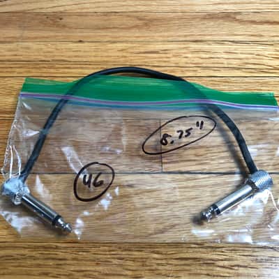 Lava Cable Tightrope 8.75” RA 1/4” - RA 1/4” Patch Cable image 3