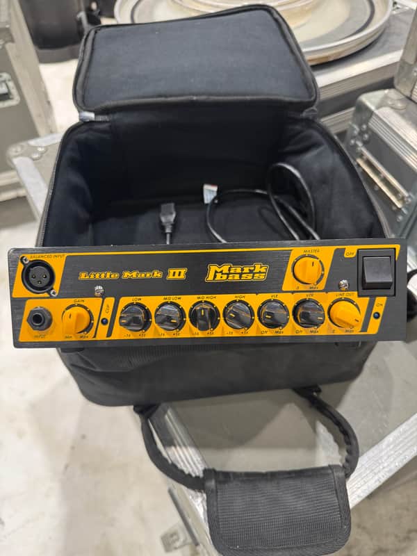 Markbass Little Mark 800 800-Watt Bass Amp Head 2010s - Black / Yellow image 1