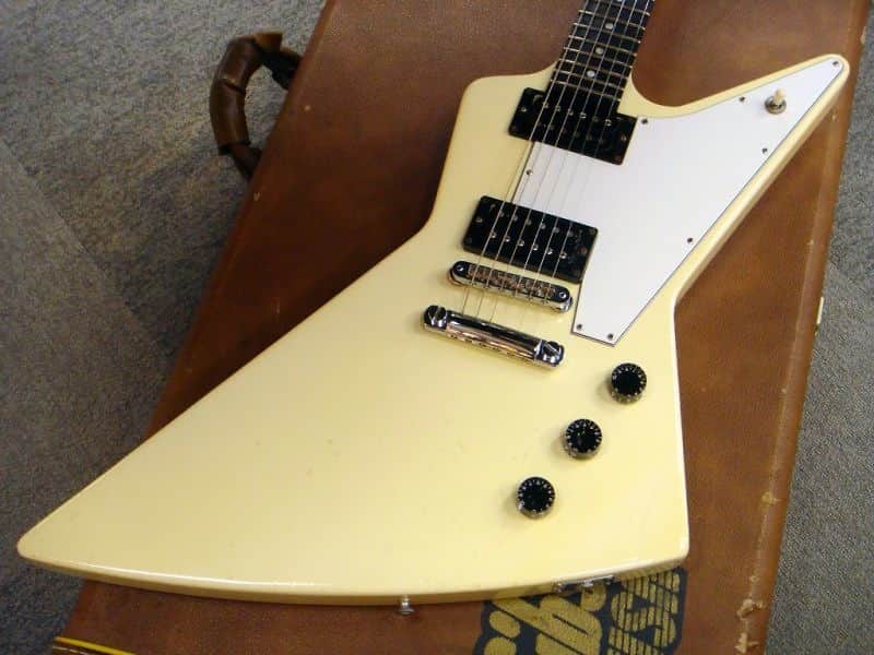 Gibson Explorer '98 Classic White hard case included #mar67 image 1