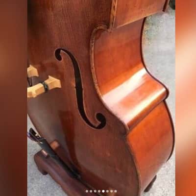 5-String E.M. Pöllmann “Emperor” Busseto Bass 2000 Spruce / Maple (So. CA area) image 4
