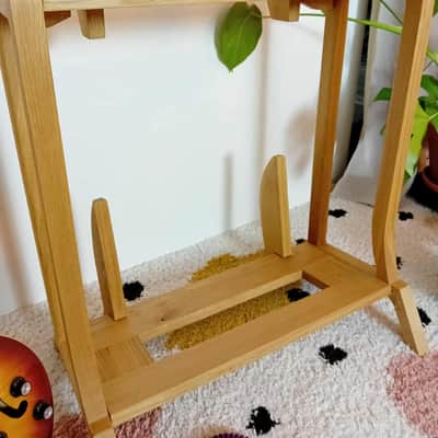 Lakefront Natural Pi Amp Stand: Handmade Solid Wood Angled Guitar Amplifier stand 2025 - Clear hardwax oil image 7