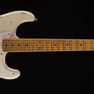Fender Custom Shop 1954 Heavy Relic Stratocaster® White Blonde Limited (455) image 4