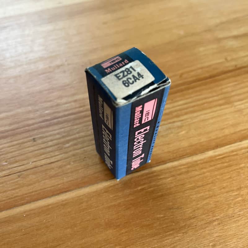 NOS Mullard EZ81/6CA4 Rectifier Valve image 1