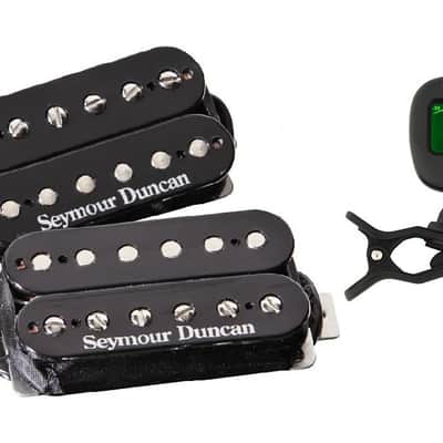 Seymour Duncan Green Magic Black Humbucker Pickup Set Bridge & Neck (Free Tuner) image 1