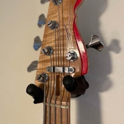 JLC Guitars Anaheim Bass 5 - Gloss Cherry Bomb image 5