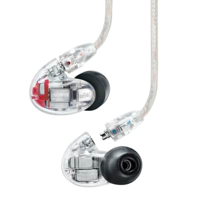 Shure SE846G2CL Clear SE846 Quad-driver earphones, with professional clear 64" cable image 2
