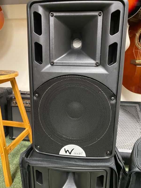 W Audio PSR8 passive portable speakers (pair) image 1