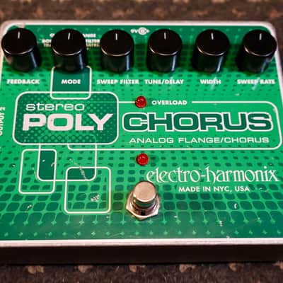 Electro-Harmonix Stereo Polychorus Analog / Chorus / Flanger / Slapback Echo 2011 - 2023 - Green image 4