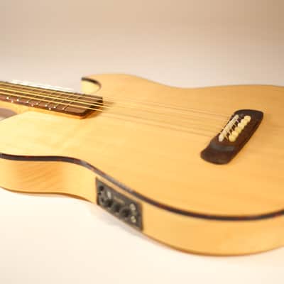 Thin Body Acoustic Guitar, NRS by New Sound Acoustic Handcrafted American image 2