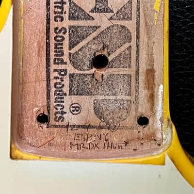 ESP Custom Shop 1987 - Yellow with White Hardware image 11