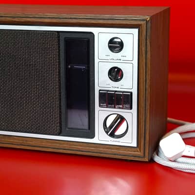 Redeemer Electric Labs Radio Guitar Amp 1970's Wood/Brown image 5