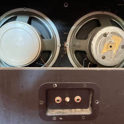 Celestion Vintage G12H creamback 2x12 cabinet 1975 image 3